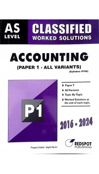 GCE A Level Classified Accounts Paper 1